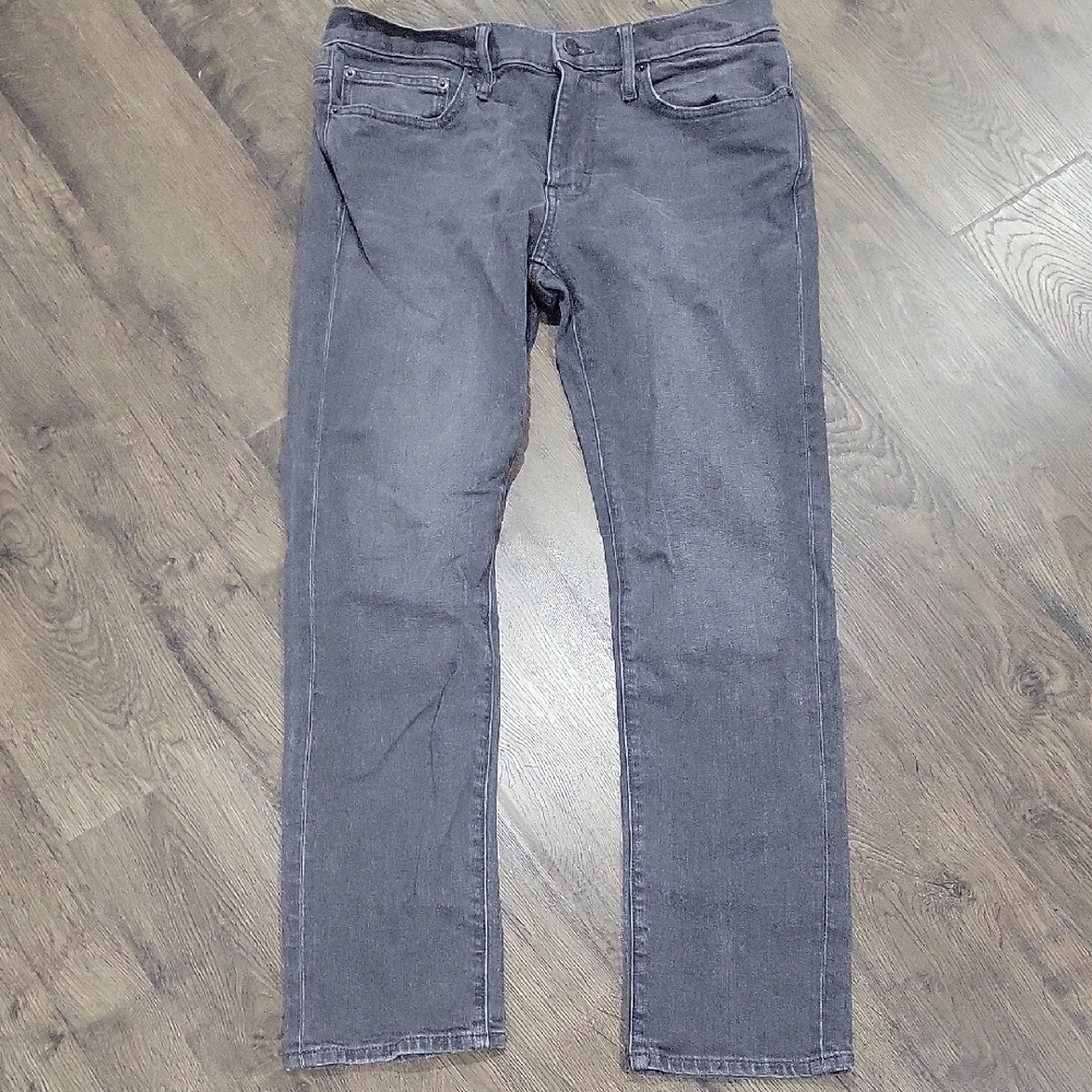 J. Crew Men's Charcoal Slim Jeans